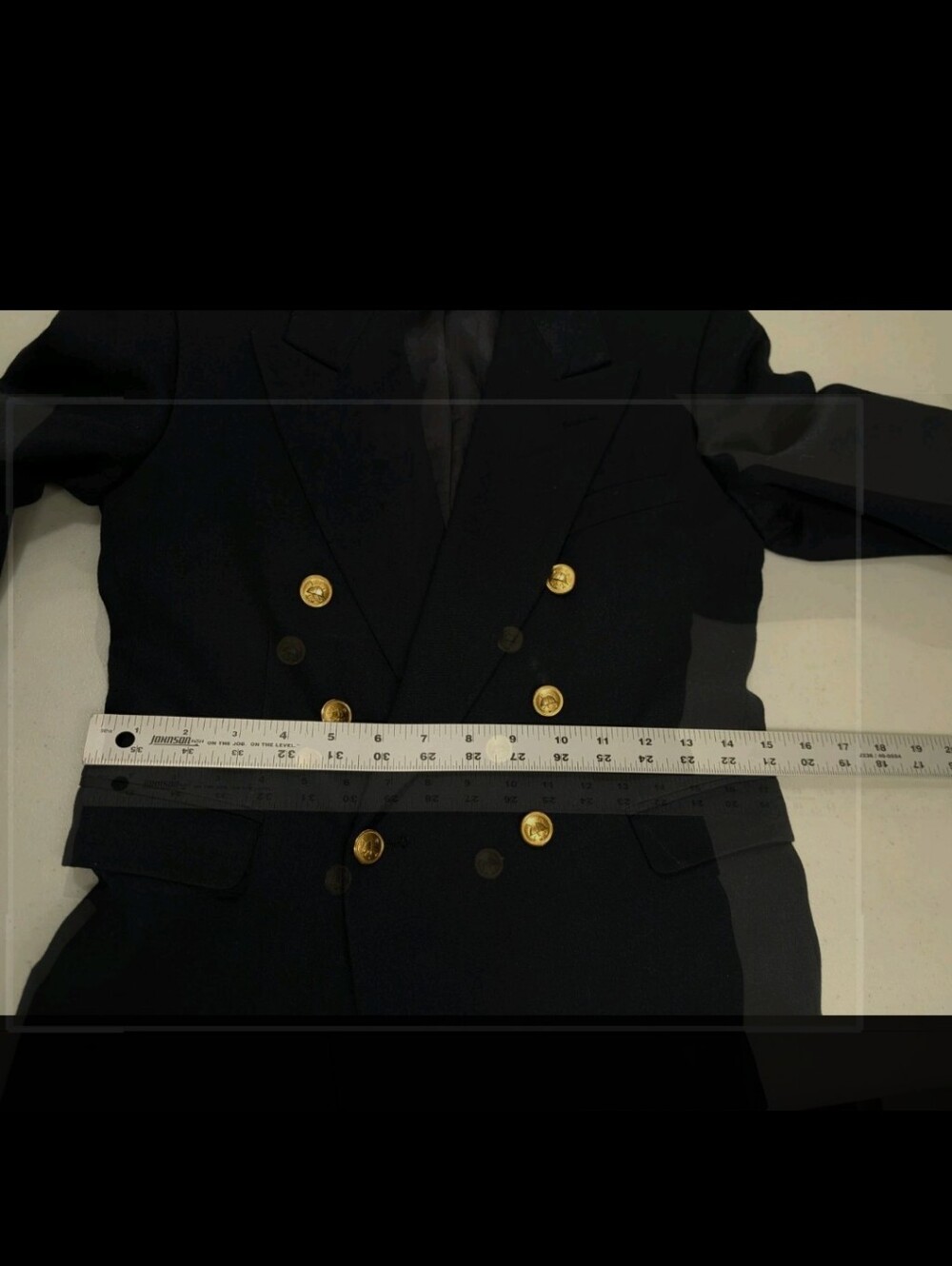 Polo Ralph Lauren Gold Crest Double Breasted Blazer Jacket Boys 10 Ivy League Pr - Picture 13 of 13